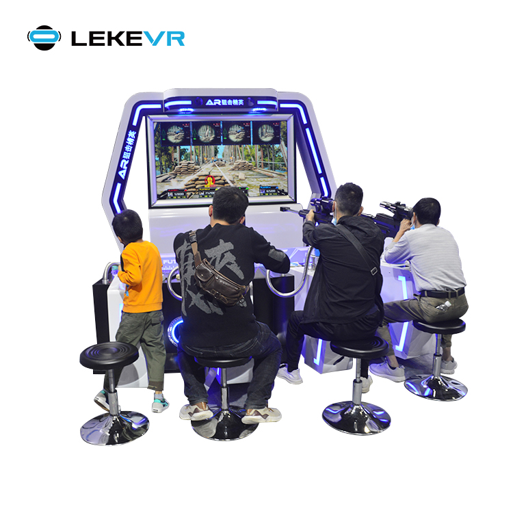LEKE VR AR Sniper Elite Machine de jeux de tir multijoueur Machine de réalité virtuelle Them Park Arcade 