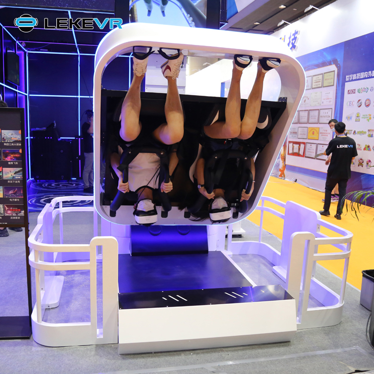 LEKE VR Center 2 Seat 360 Cinema Chair Virtual Reality Business 9D Roller Coaster Simulator Chair